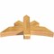Ekena Millwork Alberta Rough Sawn Timber Gable Bracket, Western Red Cedar, 48"W x 24"H x 6"D x 6"F, 12/12 Pitch GBW048X24X0606ALB00RWR - alternate 3